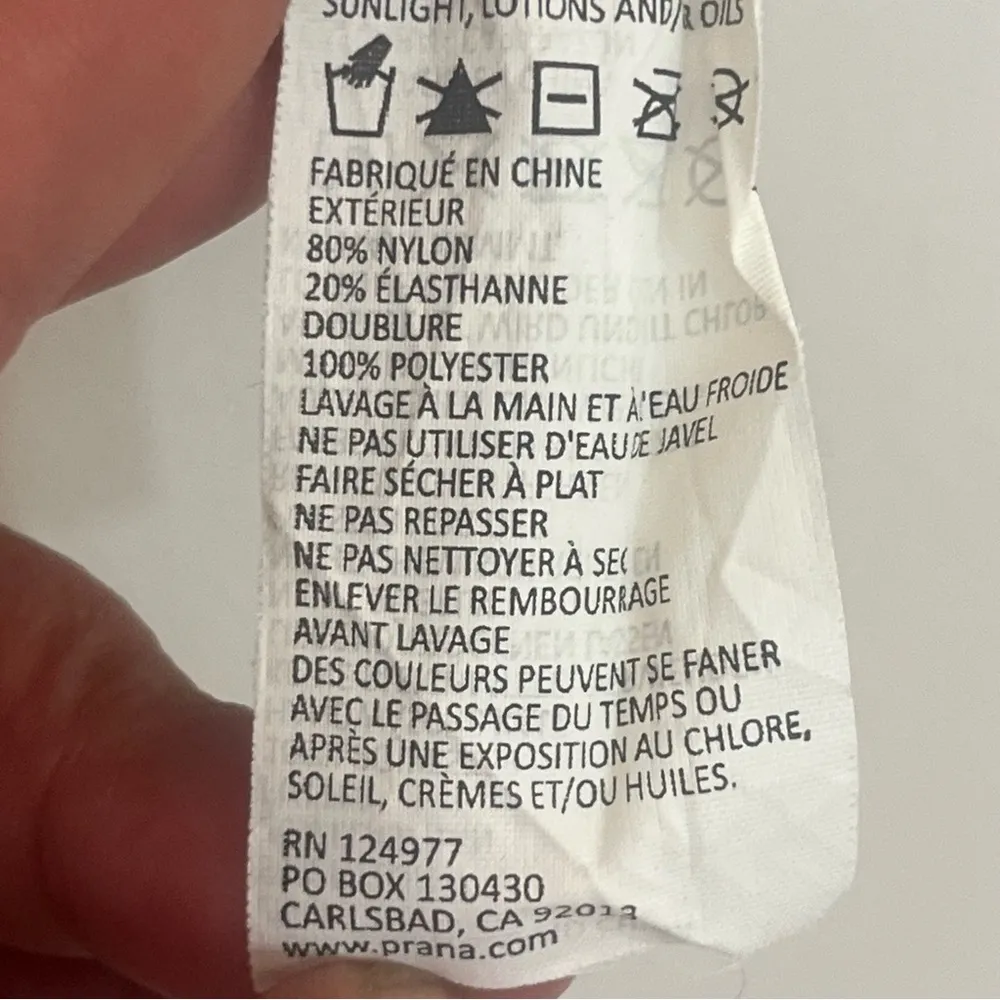 Woman’s Prana‎ Adelina Orange Stripe & Southwest Bikini Swimsuit Top Size Small - Image 7