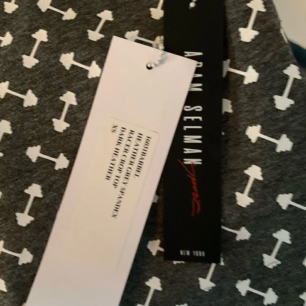 NWT Adam Selman Sport Racer Crop Top Sports Bra Revolve - Image 9