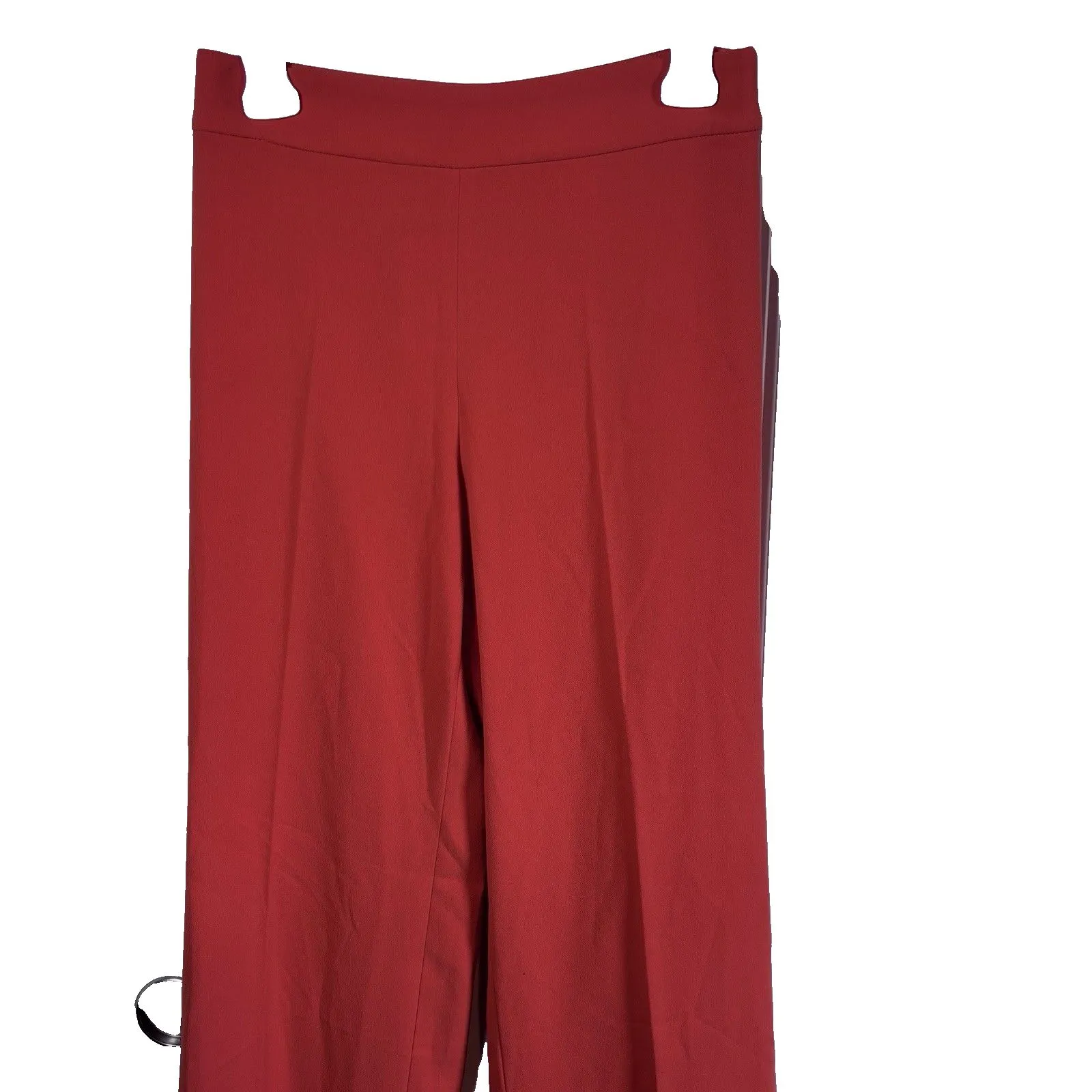 Zara Orange Flare Dress Pants with zipper on one side size XS NWT - Image 2