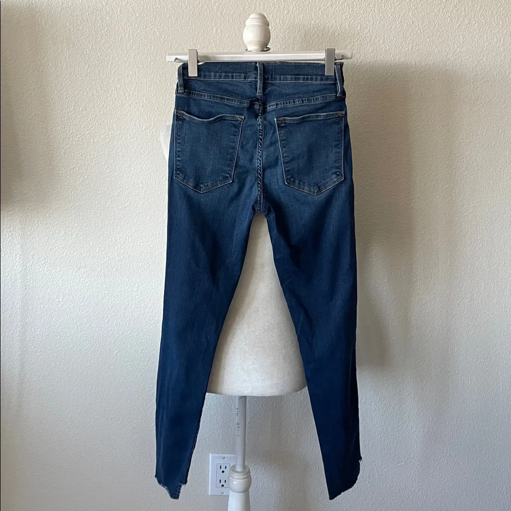 Frame Denim Le High Skinny Stagger Hem - Image 6