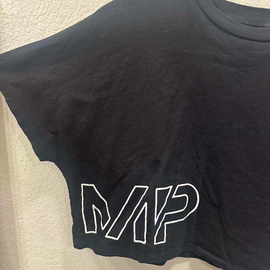 MyProtein Black Crop top Size L - Image 3