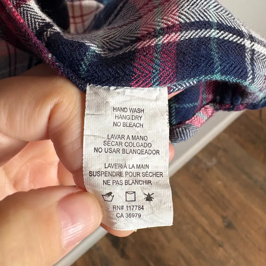 Rails plaid flannel button down shirt - Image 4