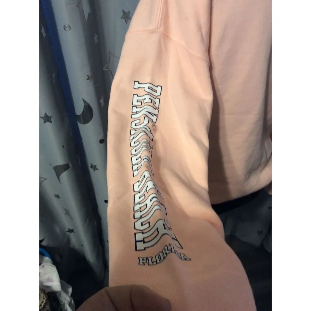 Pensacola Beach Florida Hoodie Peach Medium VNC - Image 2