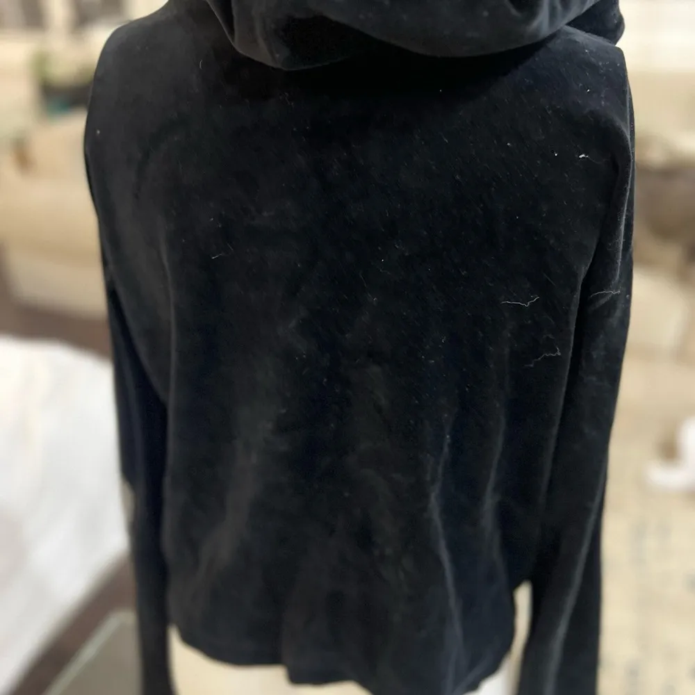 Juicy Couture Women's Black Label Gothic Velour Sequined Hoodie Pullover  Hooded - Image 4