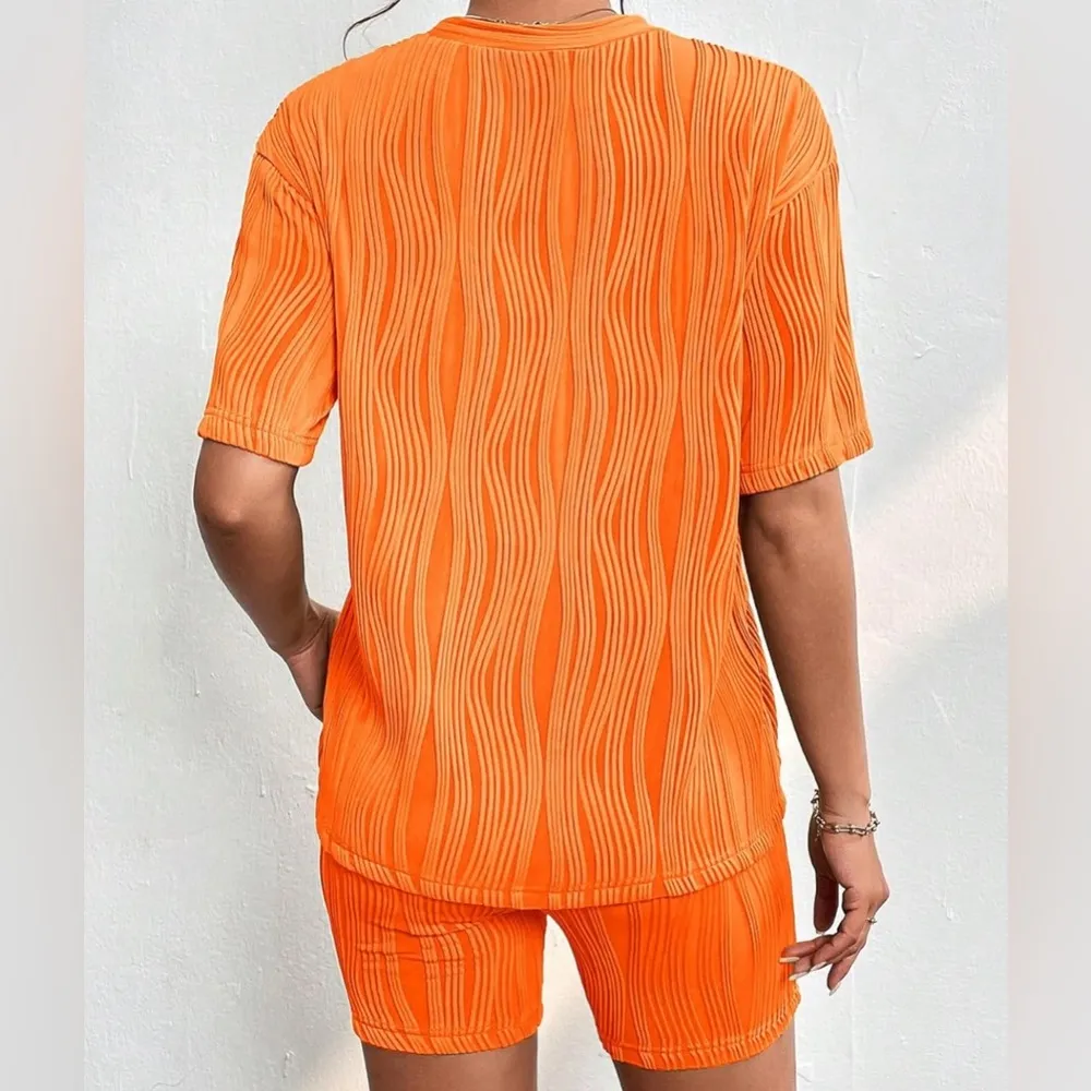 Women's Plus Size 2 Piece Ribbed Knit Matching Outfits NWT 16W - Image 3