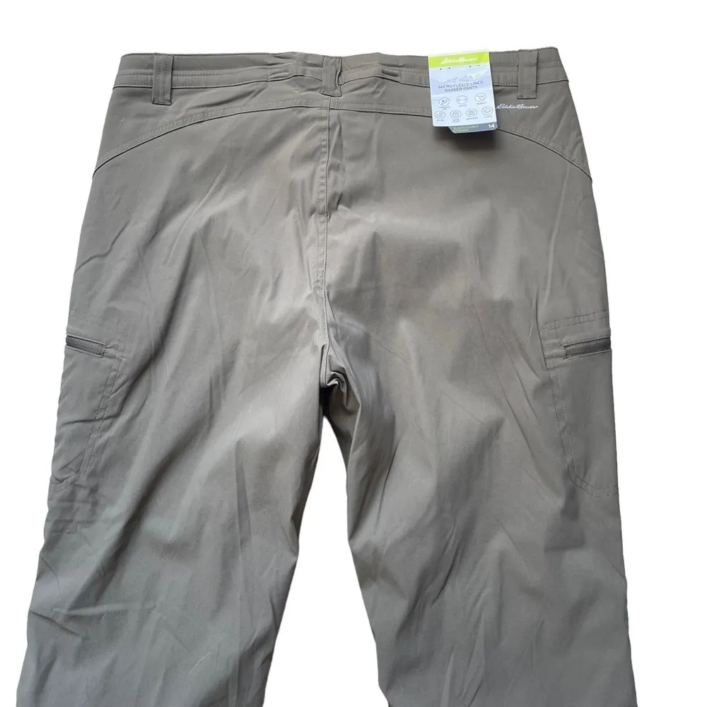 Eddie Bauer Women’s Rainier Fleece-Lined Straight Leg Pants Size 14 Outdoors - Image 7