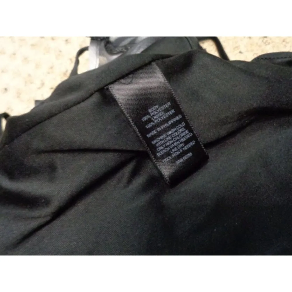 NEW Express women's XS black/white lined one-piece dress - Image 2