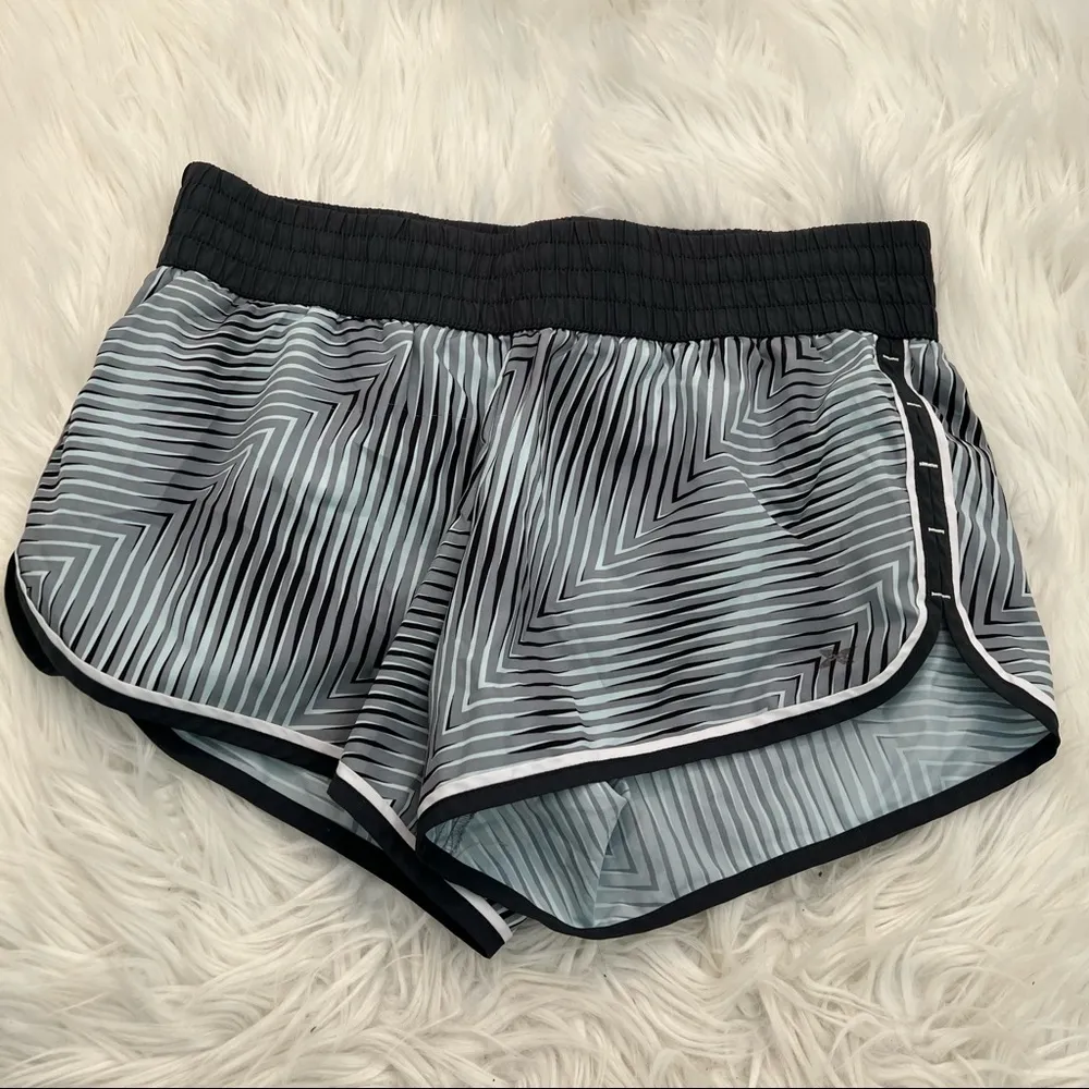 Xersion Athletic Running Shorts Gray Blue - Image 2