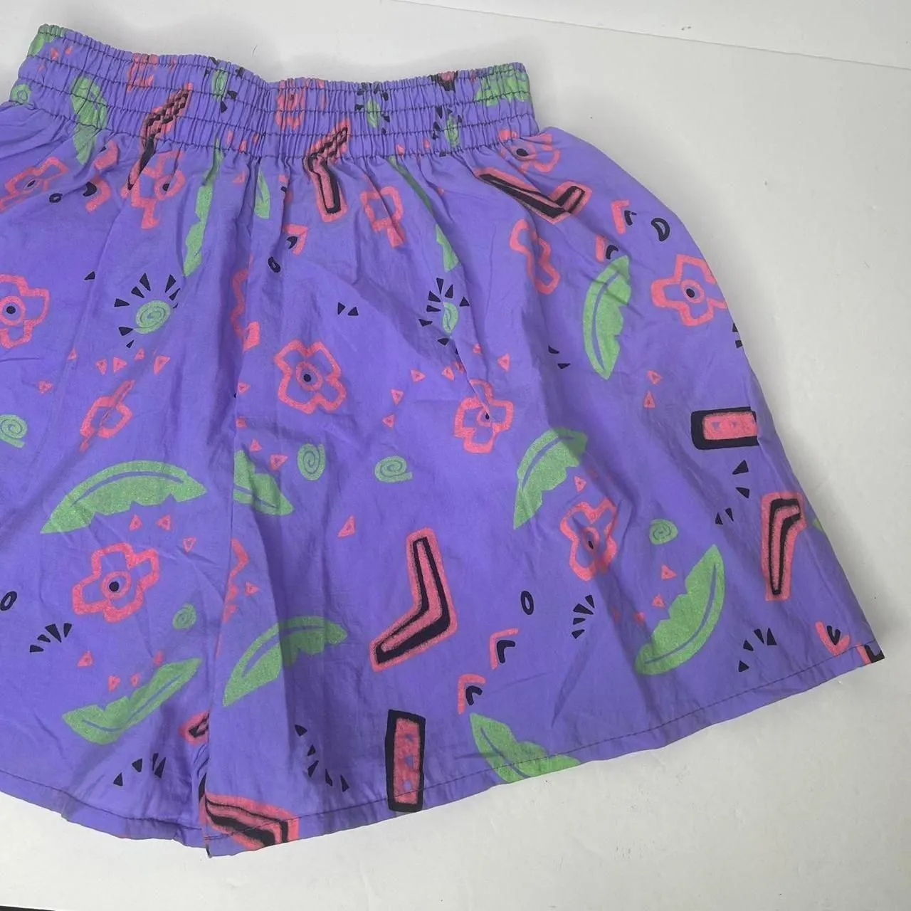 1980s 80s vintage purple and pink shorts - Image 3