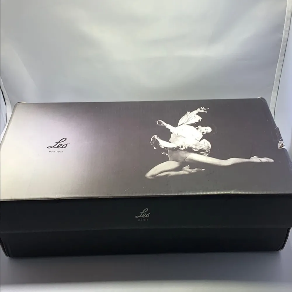 Leo women’s chorus line low black dance heels 6.5 - Image 3