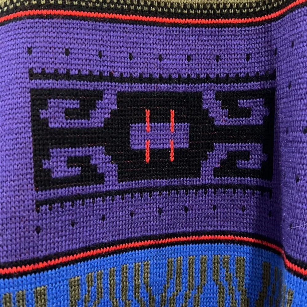 Meister vintage purple & red ski sweater. Size small. - Image 6