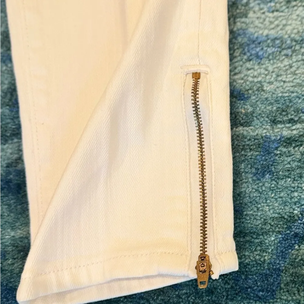 Lilly Pulitzer White Skinny Jeans Worth Zip Preppy 8 minimalist everyday denim - Image 6