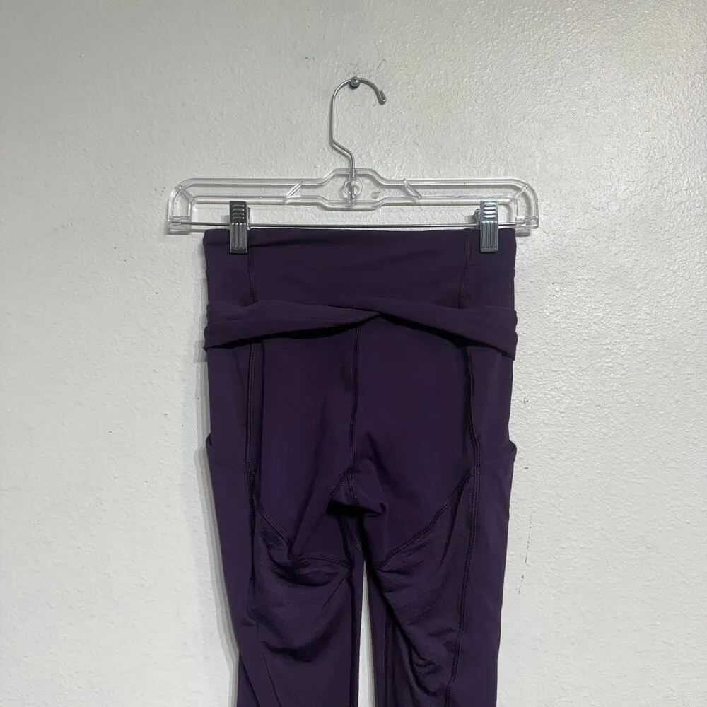 Lululemon Eggplant Leggings Sz 2 - Image 5