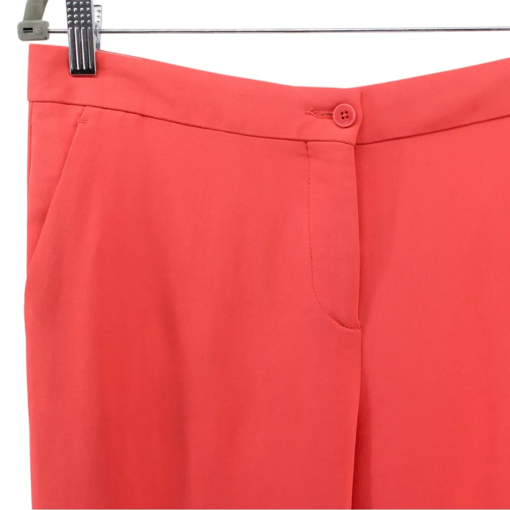Vintage Etro Bright Orange Crop Pants Summer Retro Chic Quality EU44 US M Size M - Image 3