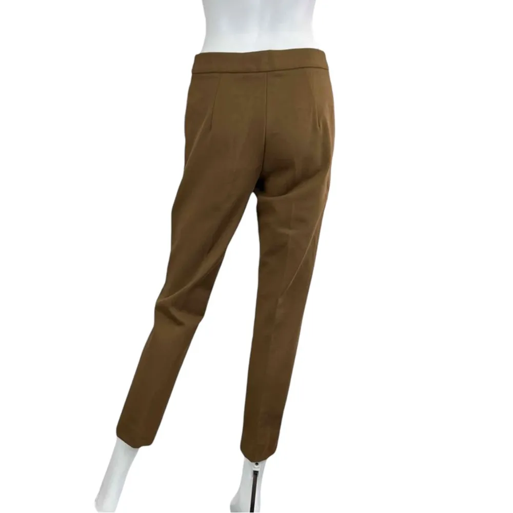MaxMara Brown Straight Leg Pants Size 6 - Image 3