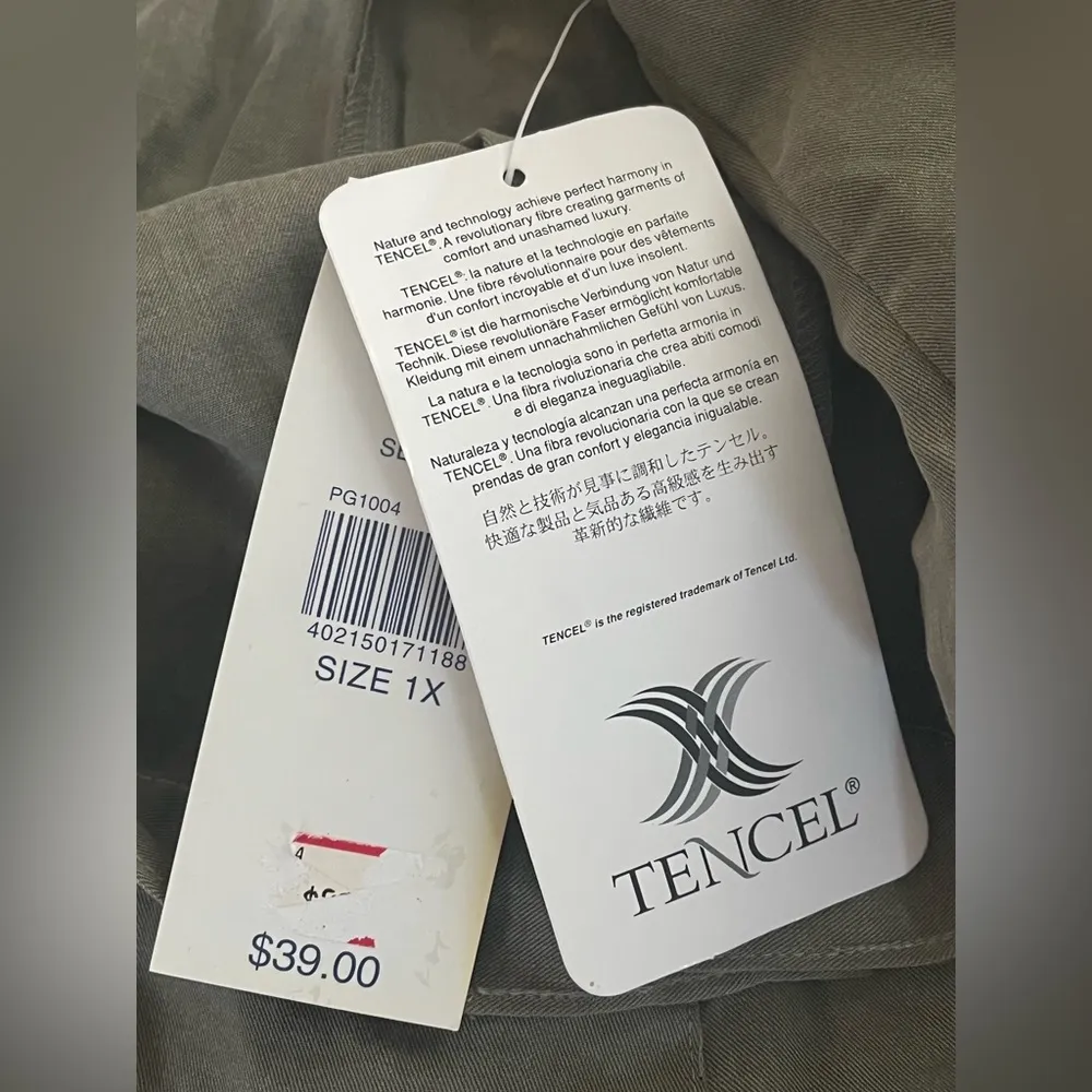 Karen Scott NWT tencel capri 1X - Image 5