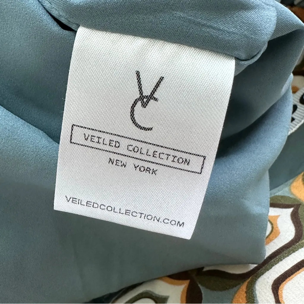 Veiled Collection Geometric Patterned high rise Wide - Image 5