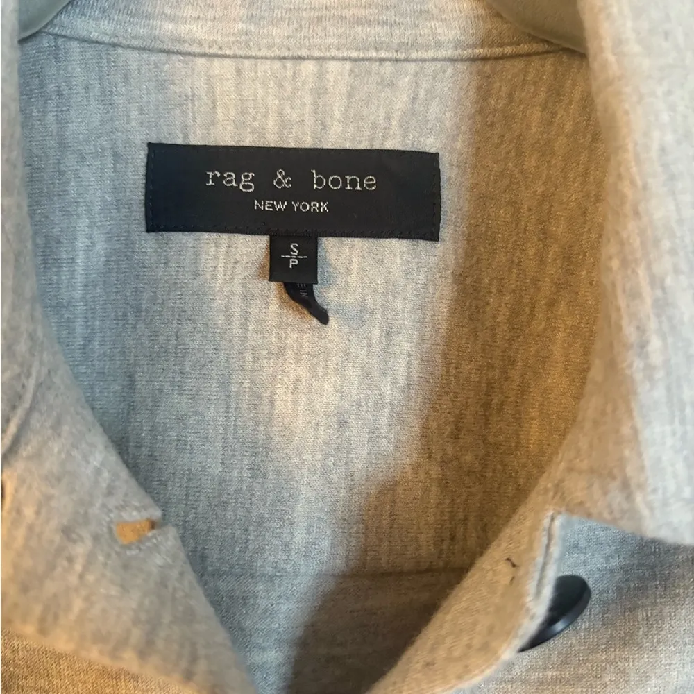 Rag & Bone Jacket Ohara Wool Knit Field in Grey, Small - Image 3