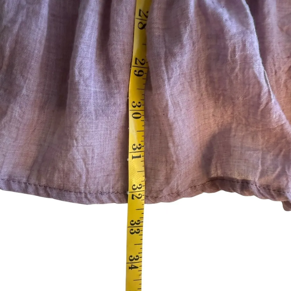 Umgee USA Lace Ruffle Hem Layered Tunic Dress Mauve Small Boho‎ Coquette Dainty - Image 9