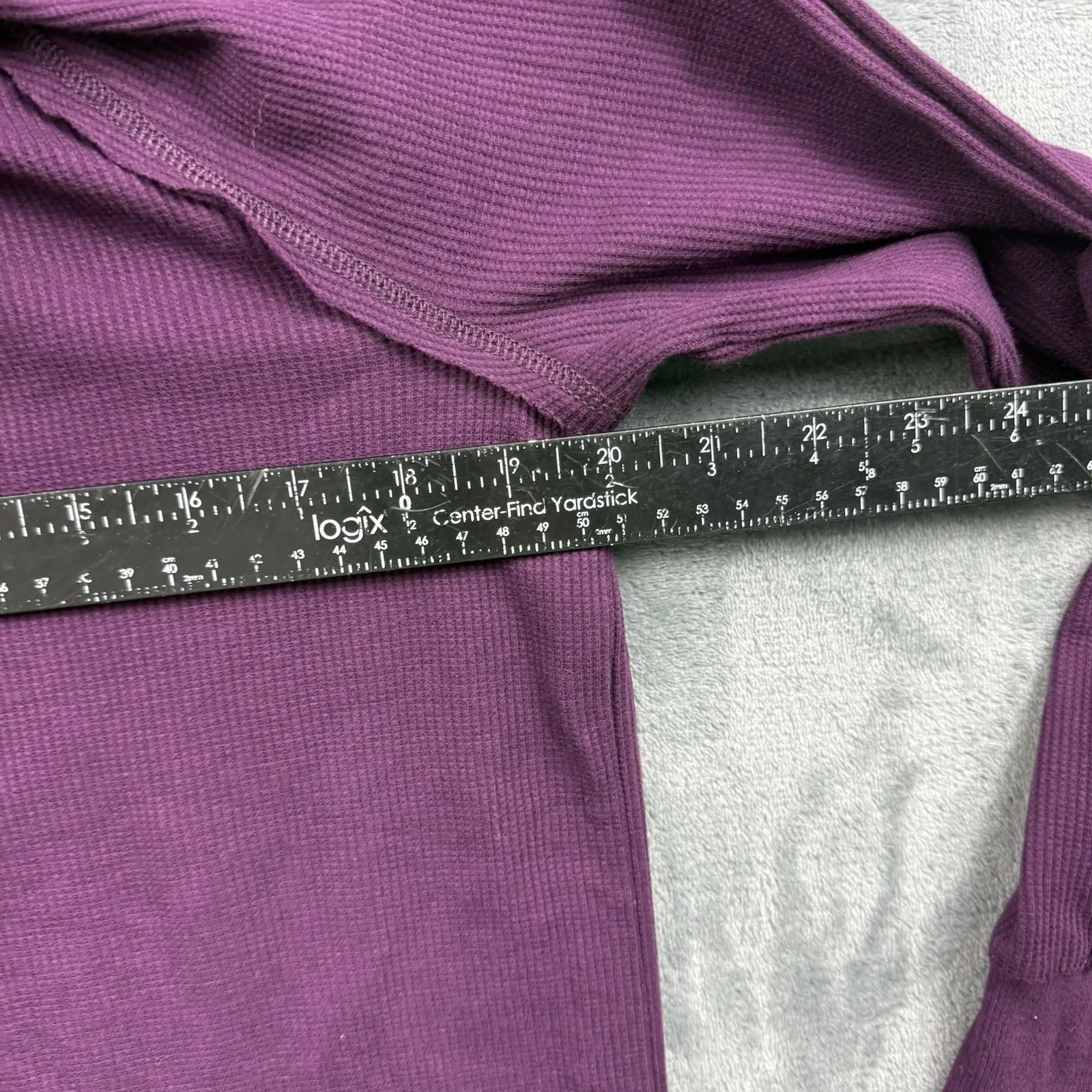 Eddie Bauer Sweater Womens Medium Purple Knit Turtle Neck Pullover Sweatshirt - Image 4