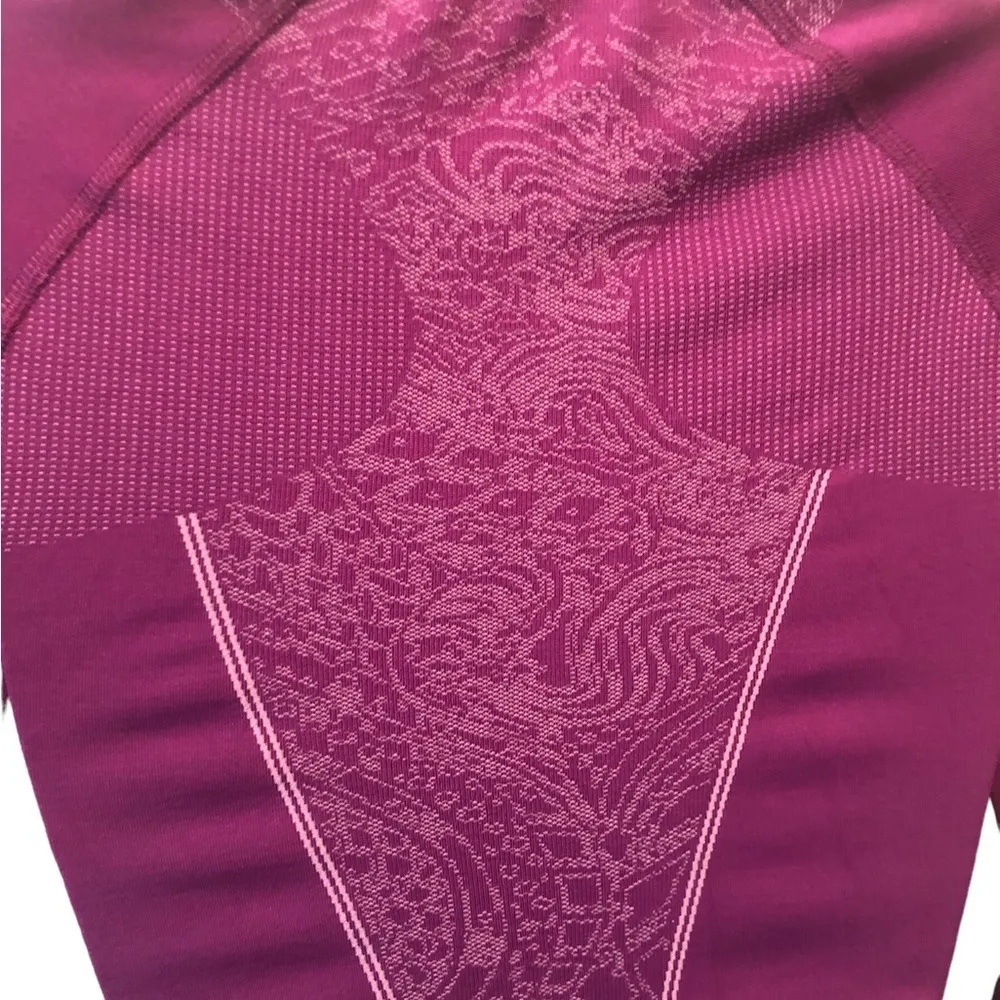 Title Nine Prowess Seamless Long Sleeve Top Purple Size XS Athletic Workout Top - Image 5