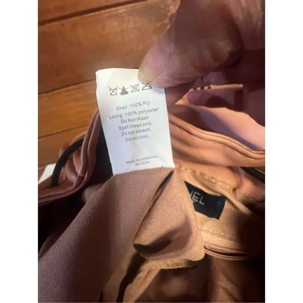 Rachel Roy Small Backpack Nude/Peachy Color NWT Orange - Image 6