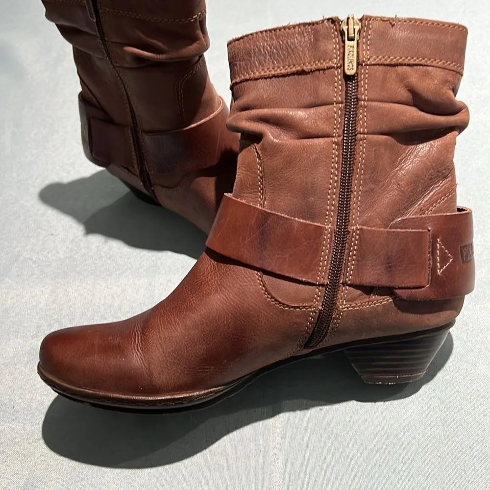 Pikolinos Brujas Bootie Kaki/Choco Ladies Boots Size 6.5/7 - Image 6