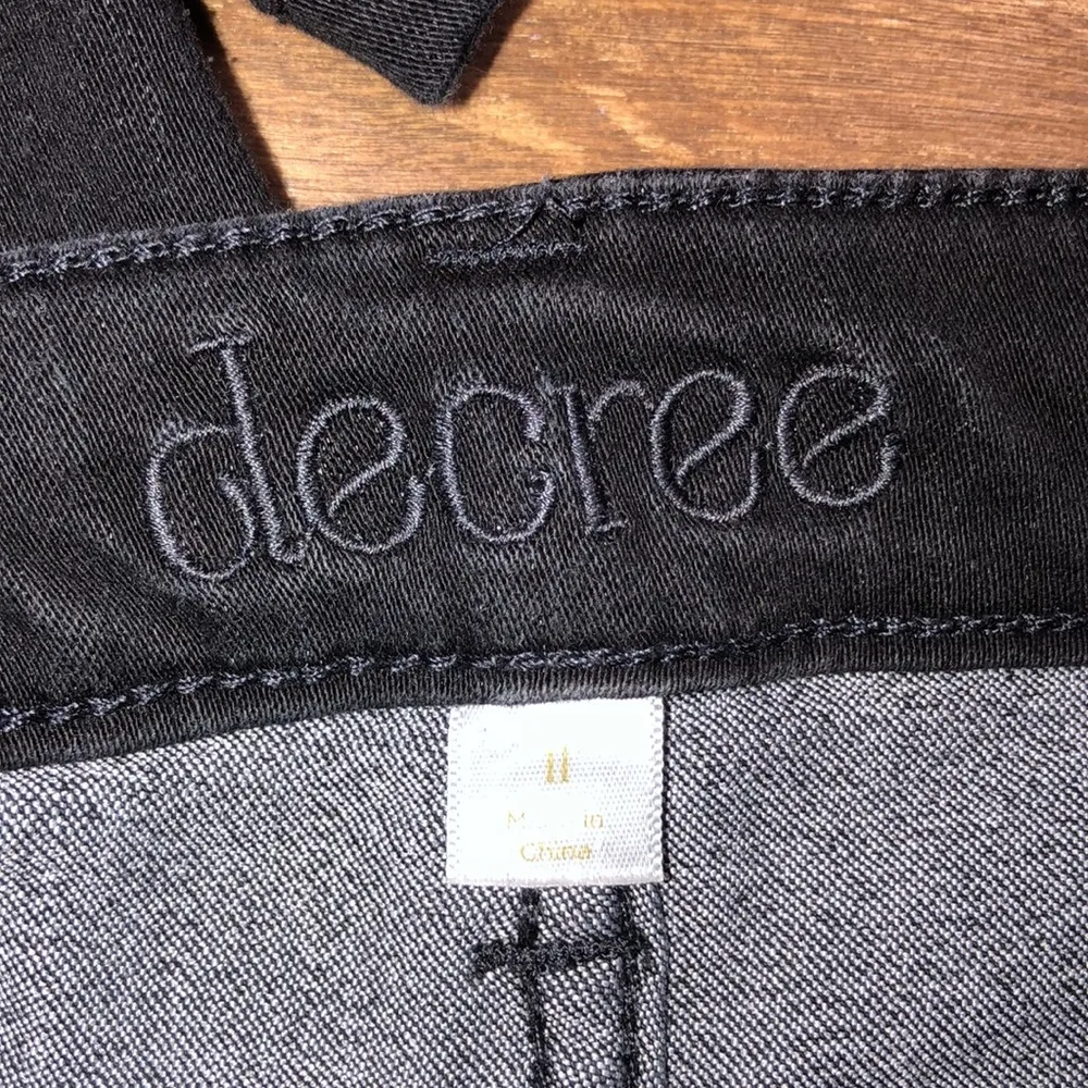 Decree size 11 black skinny jeans - Image 6
