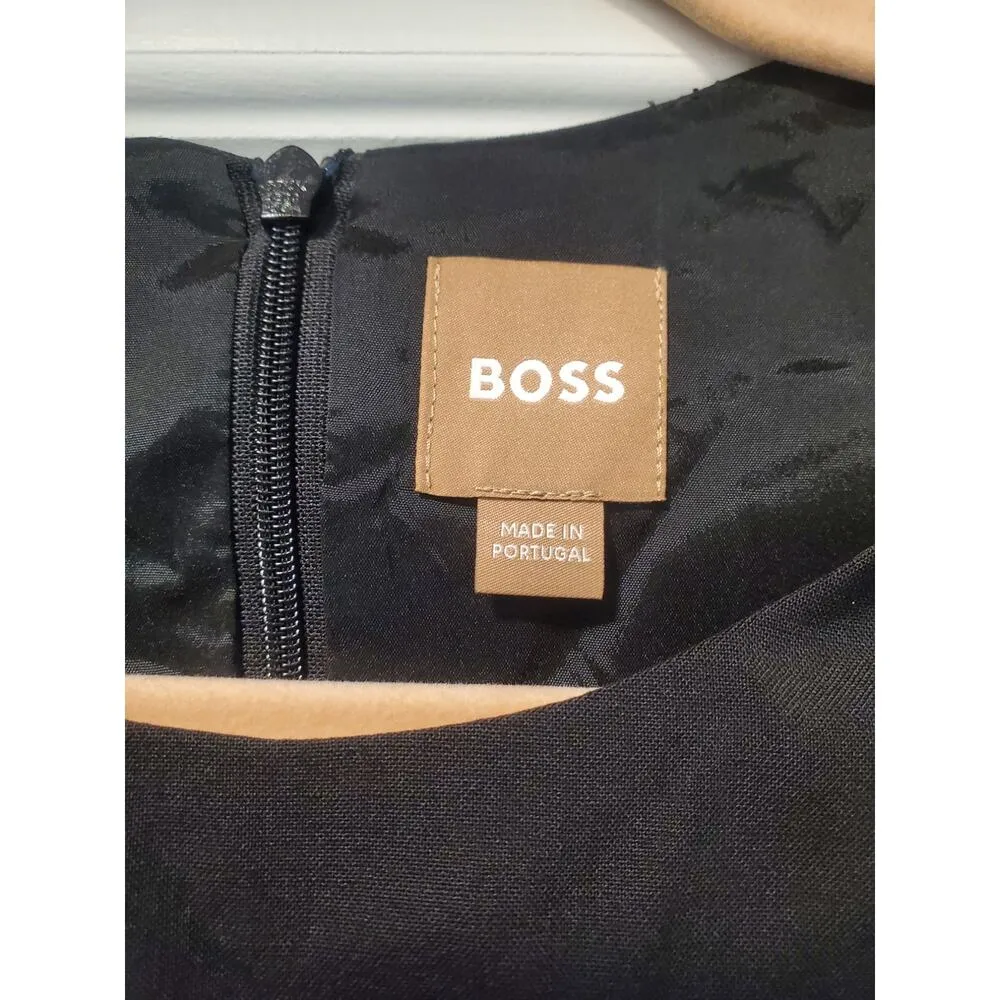 Woman's "BOSS" Black Dress.a22 Size 2 - Image 3