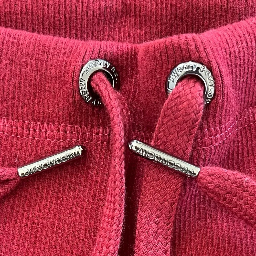 NEW Sweaty Betty Harmonise Luxe Sweatshirt size XL Red - Image 7