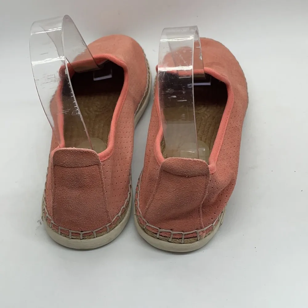 SeaVees Ocean Park Suede Espadrilles in Coral 8.5 - Image 4