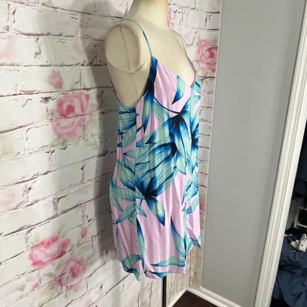🔥5 for $25 sale🔥 VICI purple tropical floral mini tank dress - Image 5