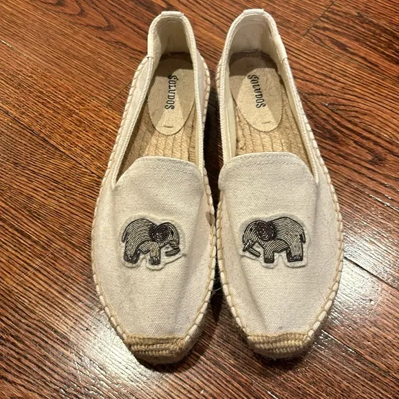 Soludos Elephant Platform Cream Espadrilles - Image 2