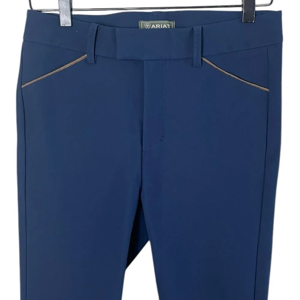 Ariat Women’s Sz 27 Marlow Pants in Navy Blue Stretch Knit - Image 3