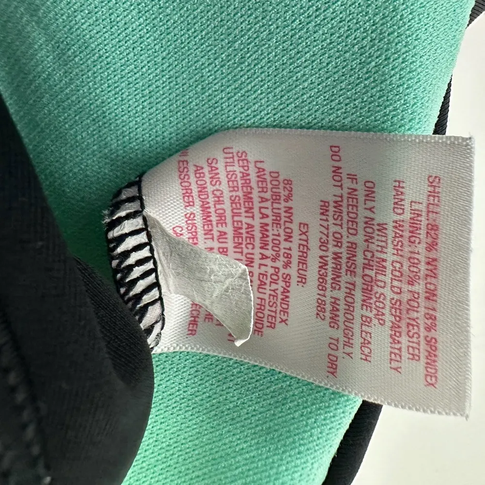 Xhilaration Black with Neon Details Bikini Swim Set - Top Large / Bottom XL - Image 14