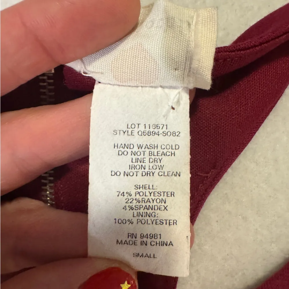 One Clothing  Sleeveless Burgundy Dress - Image 4