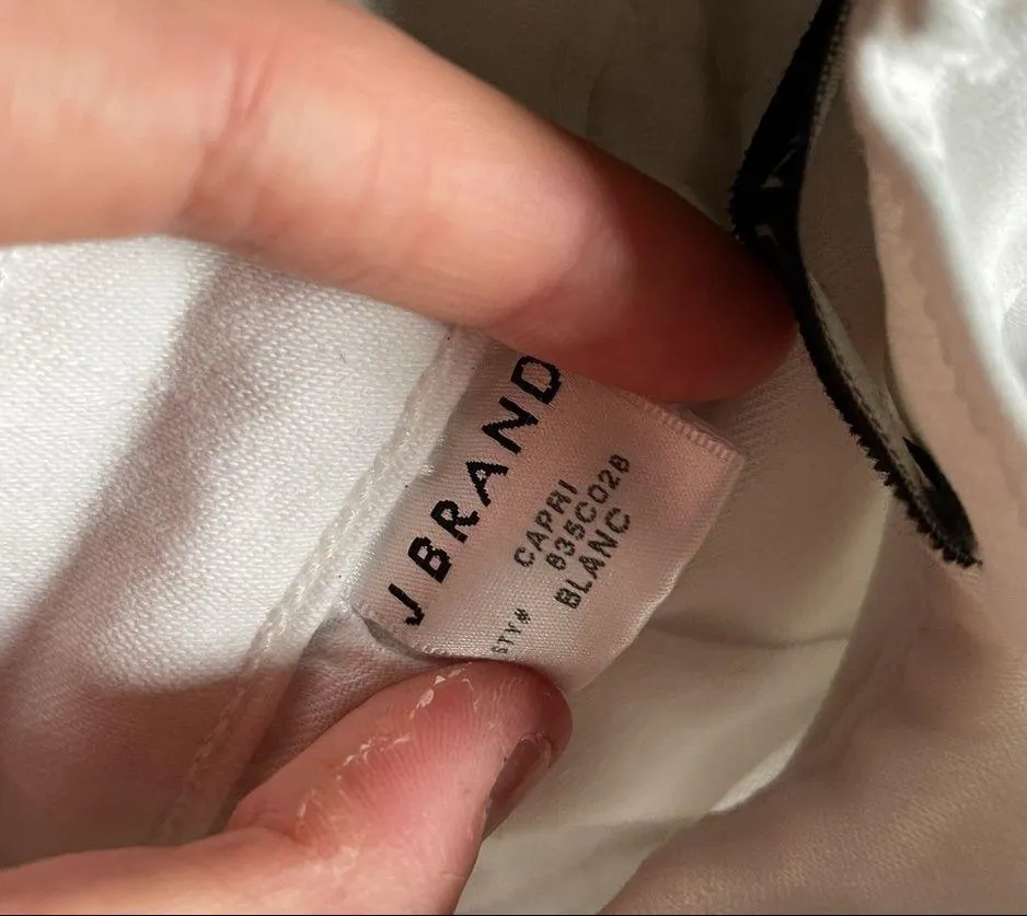 J Brand White Denim Jean - Image 3