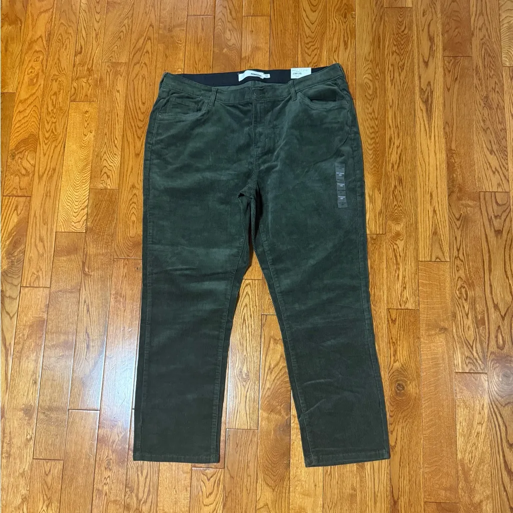 Sonoma Women’s Dark Green Corduroy Pants - Image 3