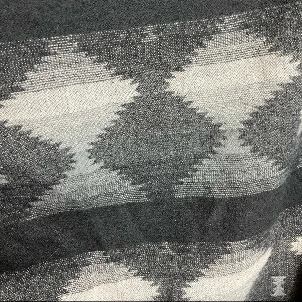 Michael Star Southwestern Print Open Hooded Poncho - Image 4