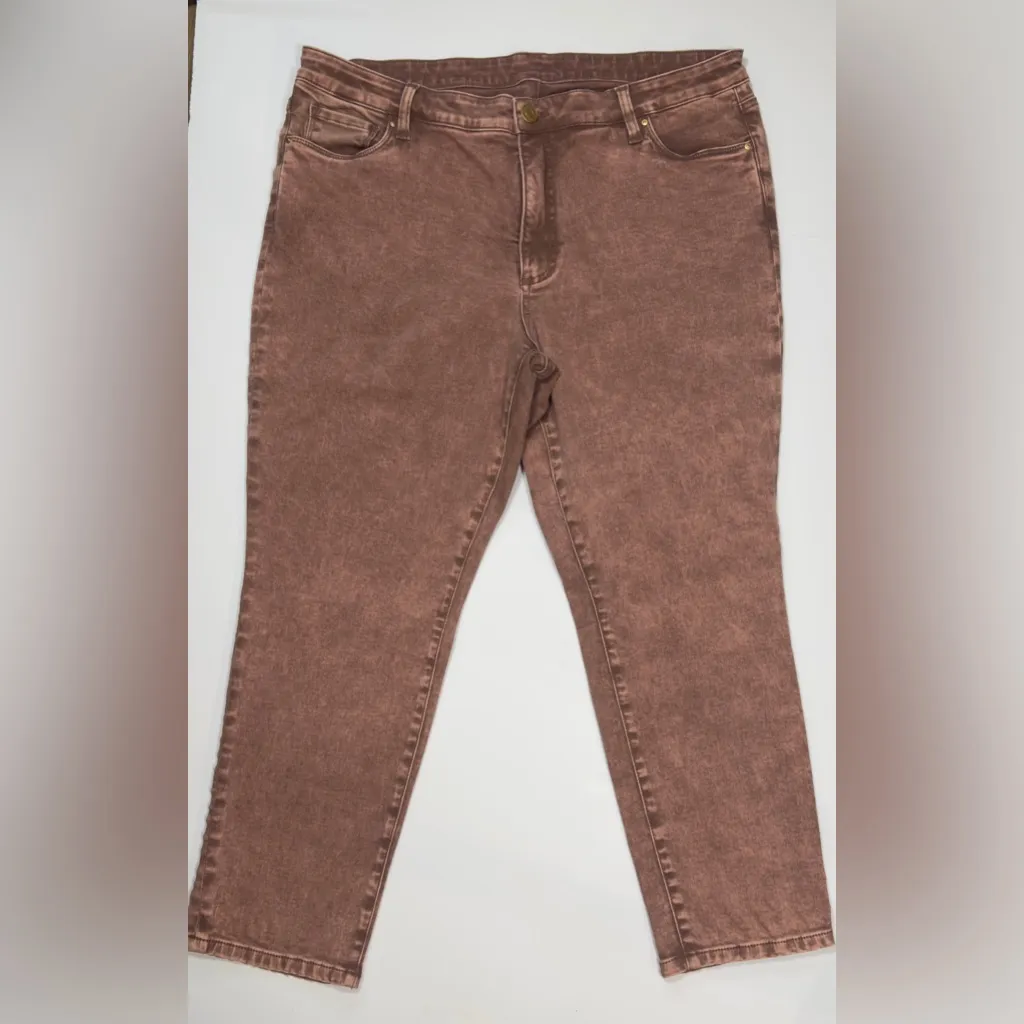 Kut from the Kloth Women's Brown Straight Leg Jeans 💞 - Image 8