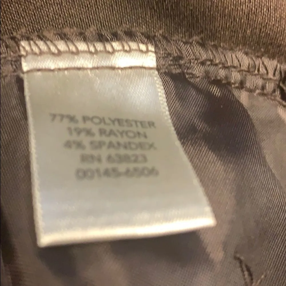 🔥5/20🔥 Christopher Banks Capris Sz 10 Brown NWT Brown - Image 6