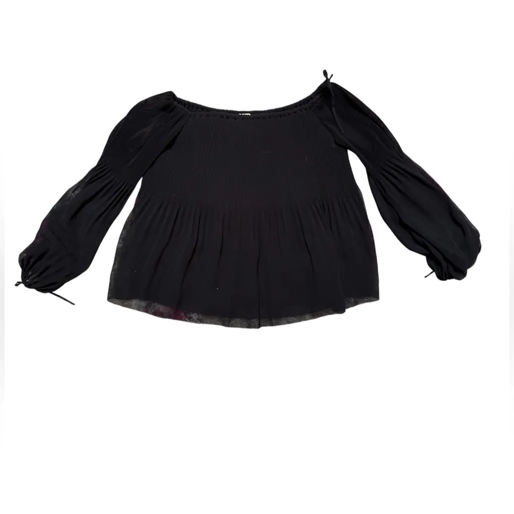 Wilfred by Aritzia Talence Chiffon Blouse - Image 3