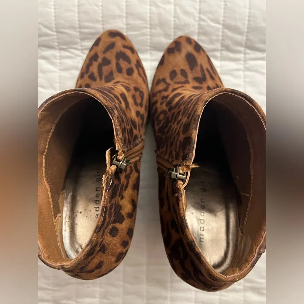 Madden Girl leopard Zumba wedge booties - Image 6