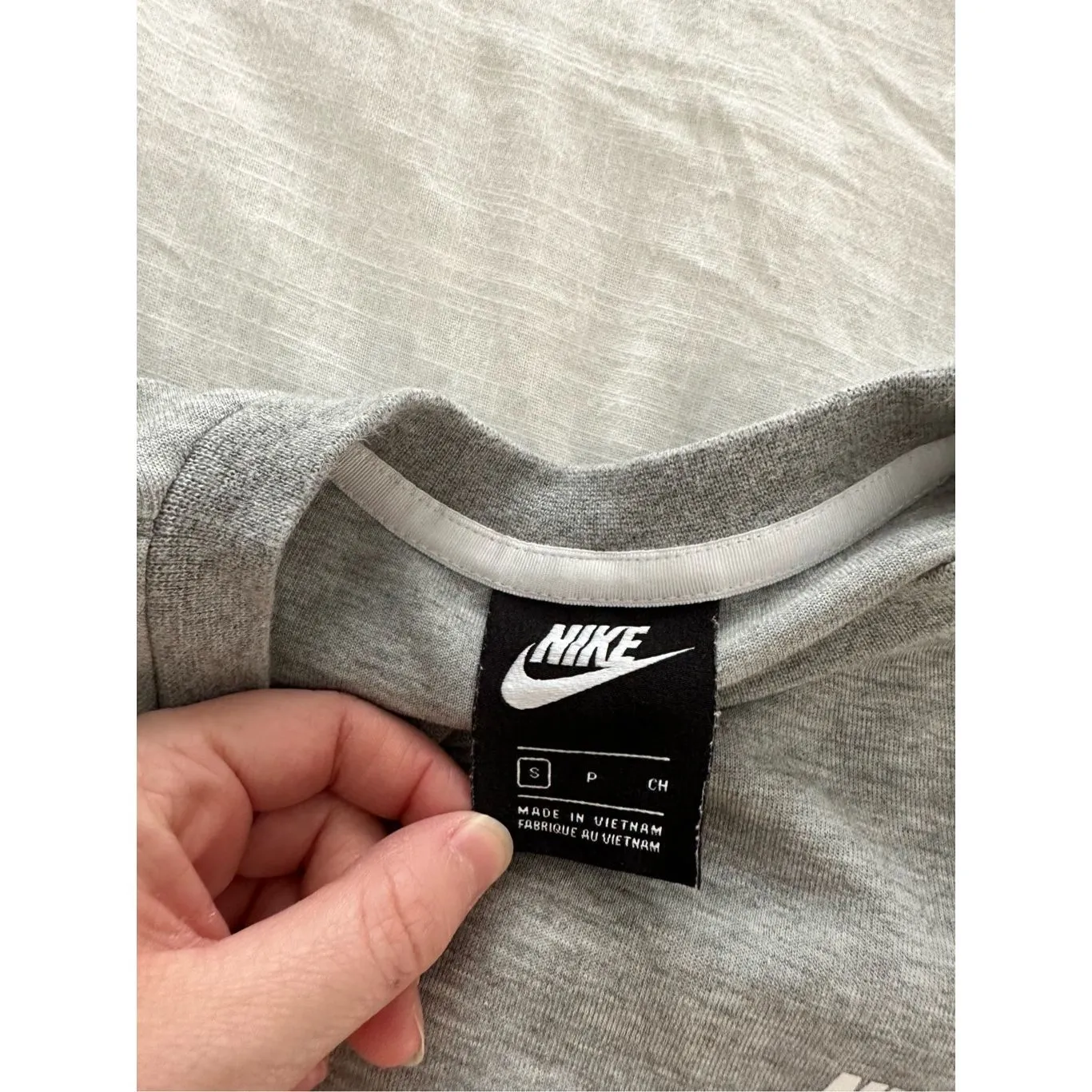 Nike Women’s Small Tech Fleece Grey Logo Dress - Image 5
