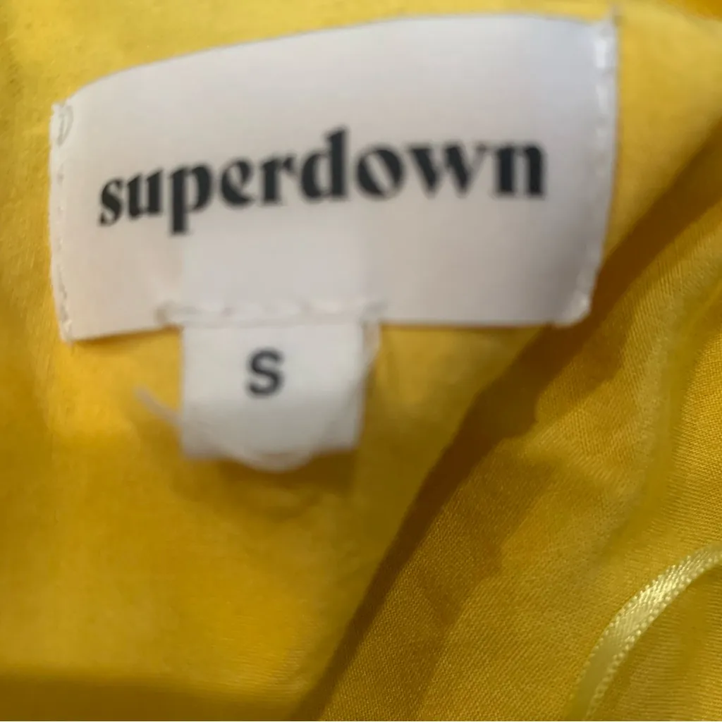 • Superdown Harlie crop top yellow small - Image 6