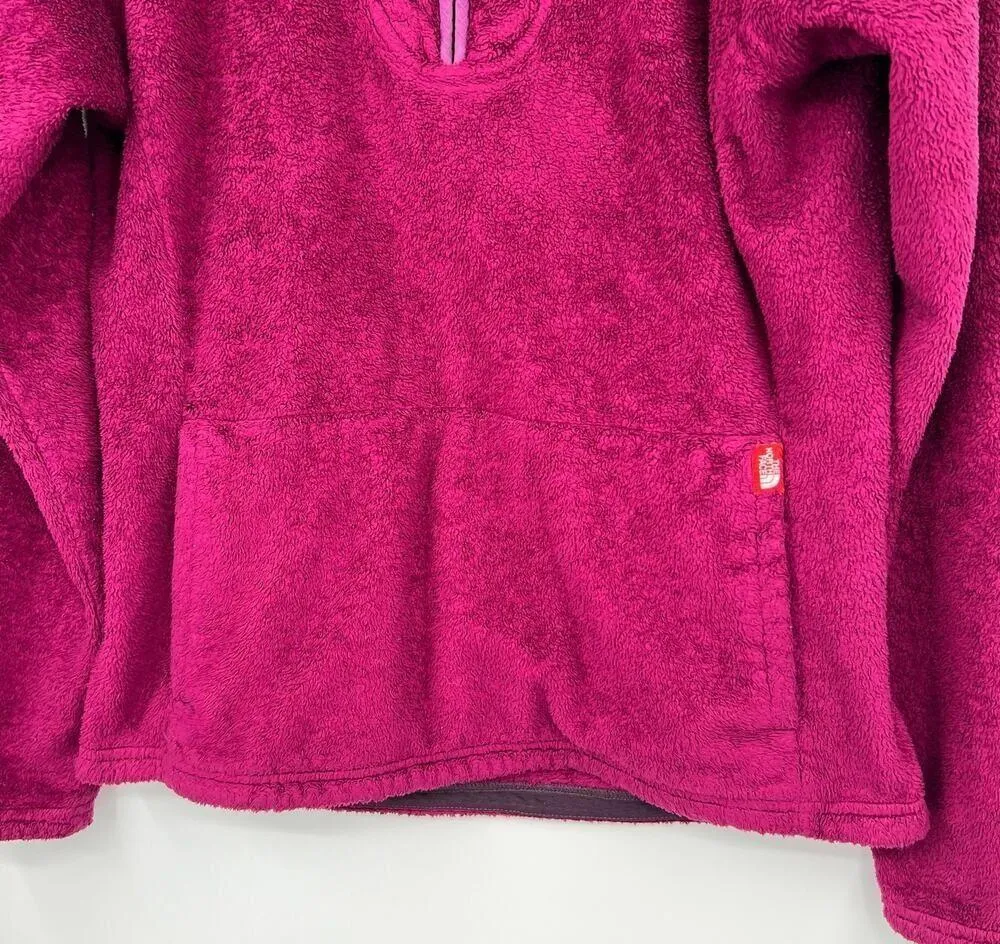 North Face Sweater Womens Pink Long Sleeve Pullover 1/4 Zip Lightweight medium - Image 4