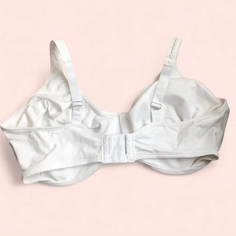 Bali Lift Bra 40DDD Live It Up Underwire 3385 Full Coverage T-Shirt White Lift - Image 4