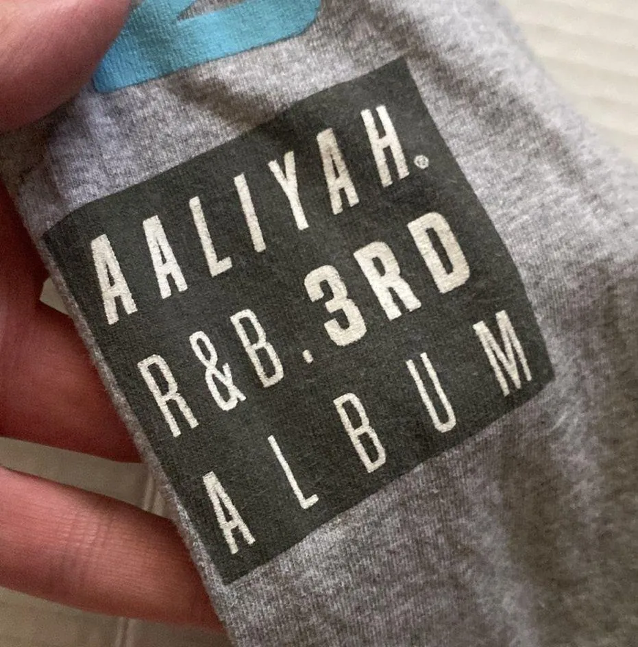Aaliyah ‘Try Again’ R&B 3rd album long sleeve graphic print t-shirt, size XL - Image 6