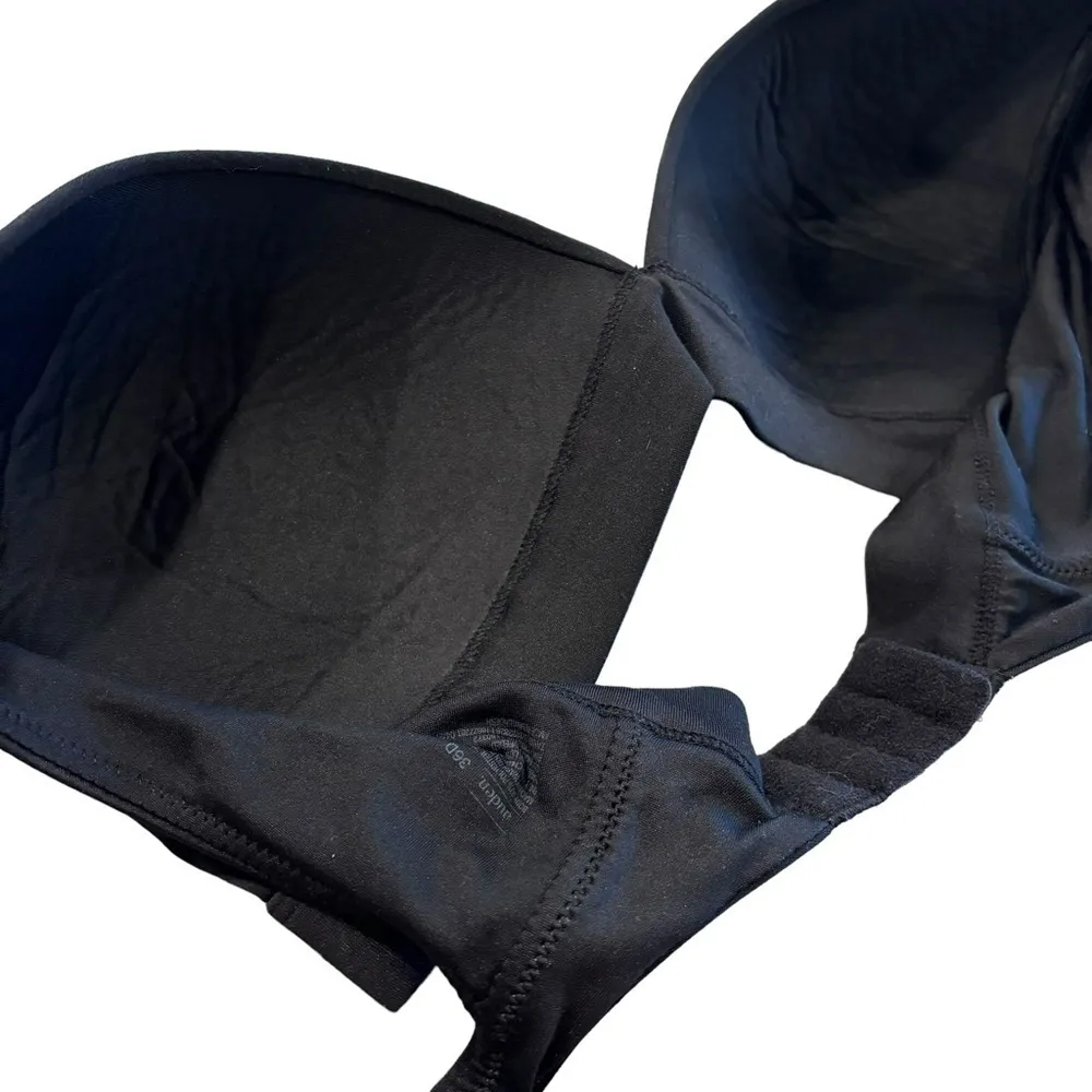 Women's Auden black lightly lined wirefree lounge bra size 36D - Image 6