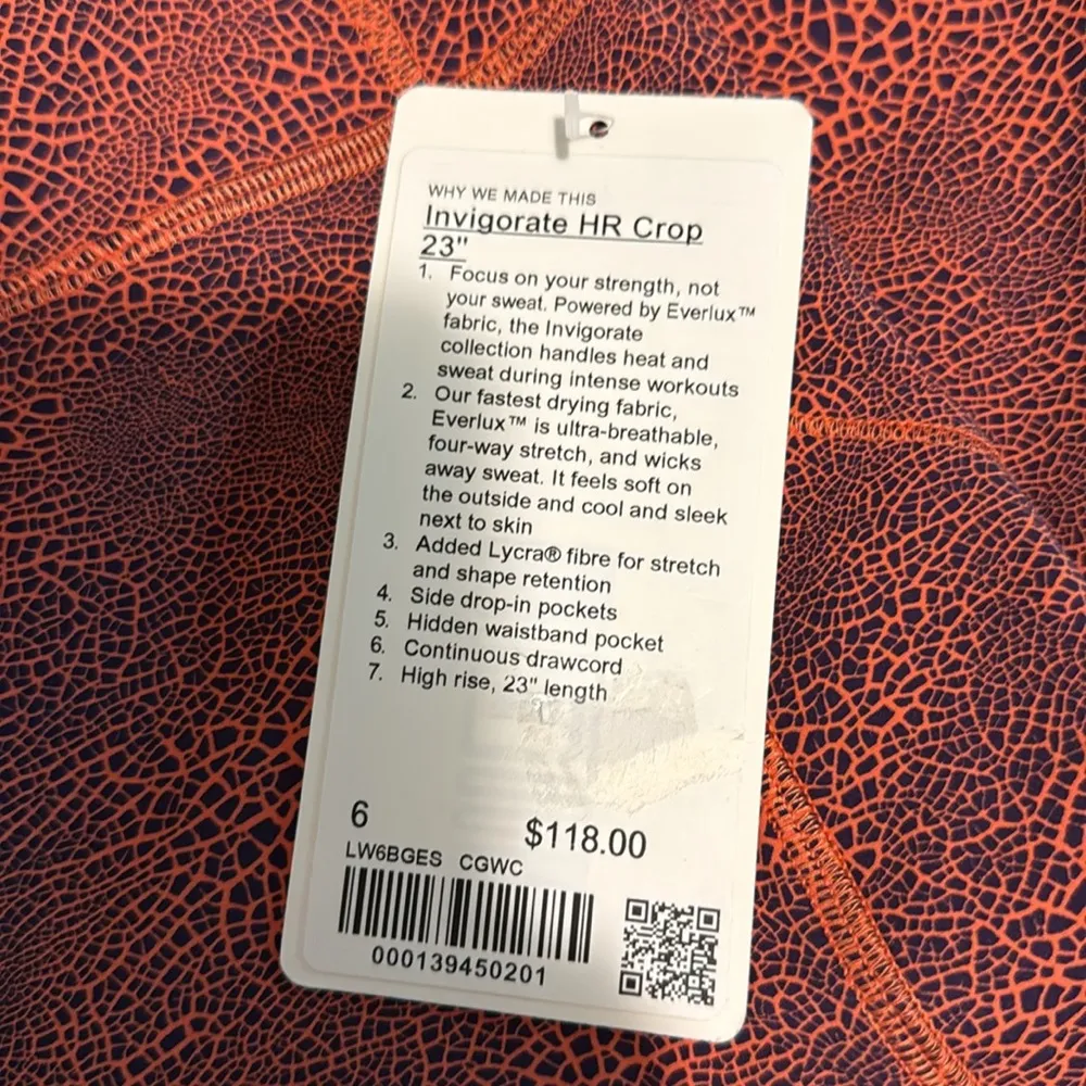 Invigorate hi rise crop 23” - Image 2